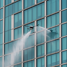 drone facade cleaning malaysia